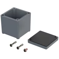   ROSE Systemtechnik 2060606 Ipari ház 55 x 55 x 59 x 33.5 Üvegszál erősítésű poliészter Mókusszürke (selyemmatt) 1 db