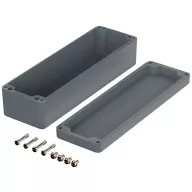   ROSE Systemtechnik 2103208 Ipari ház 320 x 100 x 81 x 286 Üvegszál erősítésű poliészter Mókusszürke (selyemmatt) 1 db