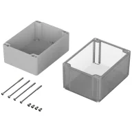   ROSE Systemtechnik 33121614 Ipari ház 160 x 120 x 140 x 134.2 Polikarbonát Élénk szürke (RAL 7035) 1 db