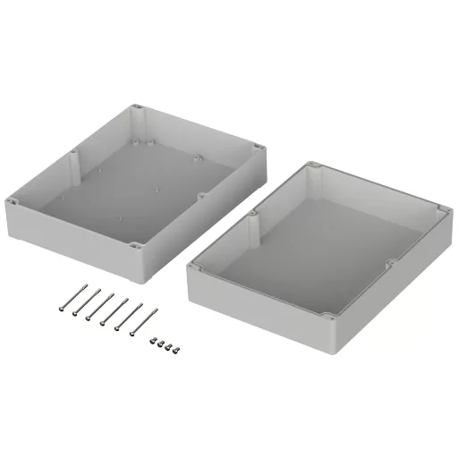 ROSE Systemtechnik 3233011 Ipari ház 300 x 230 x 110 x 274.1 Polikarbonát Élénk szürke (RAL 7035) 1 db