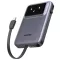 UGREEN UGREEN PB511 10K 30W Powerbank 1A1C Powerbank 10000 mAh Power Delivery, PPS Lítiumion USB-C® (Power Delivery) Fekete egyidejű töltés és kisütés