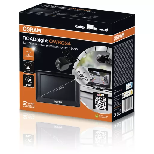 OSRAM Autós kamera Látószög, vízszintes (max.)=110 °