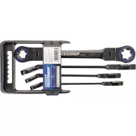   Gedore Automotive 3438147 KL-4443-30 Dupla illesztésű racsnis villáskulcs készlet