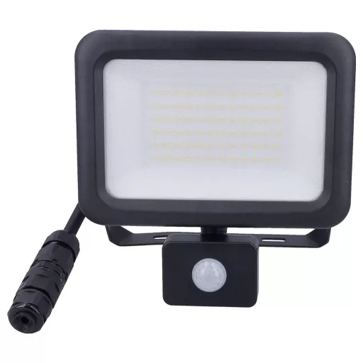 AS Schwabe Optiline 46671 LED-es kültéri fényszóró mozgásérzékelővel EEK: E (A - G) LED 50 W Fekete