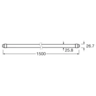   OSRAM HOMELIGHTING LED csövek EEK: B (A - G) G13 22.10 W Hidegfehér (Ø x Ma) 26.70 mm x 26.70 mm 1 db