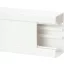 Heidemann 09823 Parapet csatorna (Sz x Ma x Mé) 2000 x 130 x 65 mm Tiszta fehér 1 db