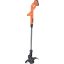 Black & Decker Akku Akkus fűtrimmer Akkuval, Töltővel, Állítható magasságú fogantyú 18 V Vágási szélesség (max.): 25 cm