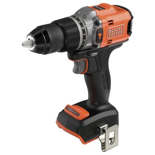 Black & Decker 2 sebességfokozat-Akkus ütvefúró-csavarozó kefe nélkül, akku nélkül, töltő nélkül, Tartozékokkal