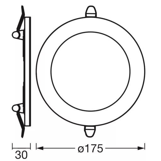 OSRAM HOMELIGHTING 4058075853935 Mennyezeti fényszóró, LED-es mennyezeti fényszóró Fehér