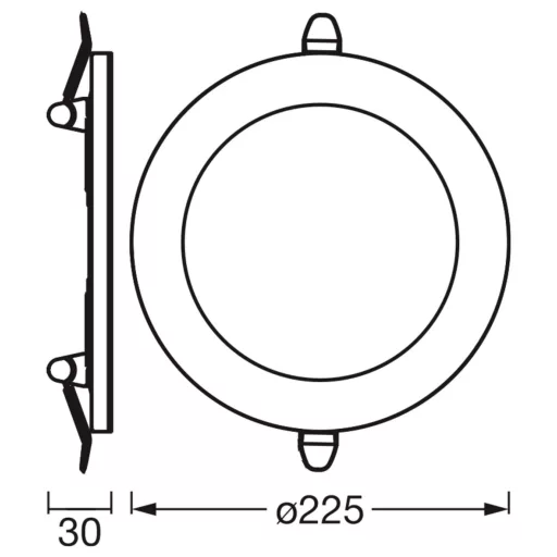 OSRAM HOMELIGHTING 4058075853959 Mennyezeti fényszóró, LED-es mennyezeti fényszóró Fehér