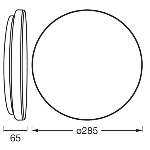 OSRAM HOMELIGHTING 4099854621468 Mennyezeti lámpa, LED-es mennyezeti lámpa Fekete