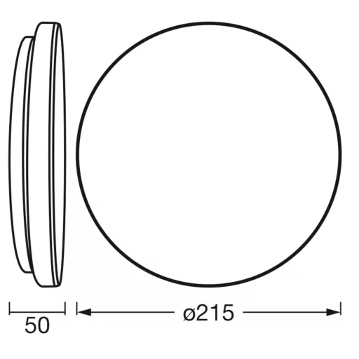 OSRAM HOMELIGHTING 4099854621420 Mennyezeti lámpa, LED-es mennyezeti lámpa Fekete