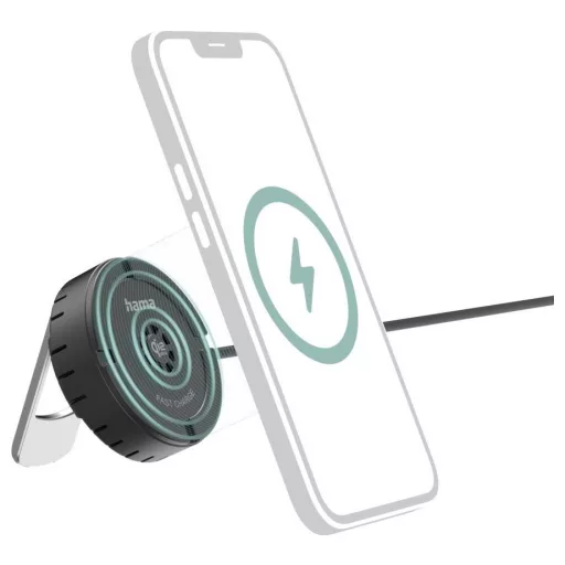 Hama indukciós akkutöltő 25 W 00201756 Kimenetek Standard indukciós töltés Fekete