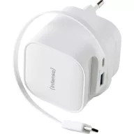   Intenso Intenso Power Adapter W65ACIC GaN white USB-s töltőkészülék 65 W 1x USB-C® Fehér Aljzat dugó