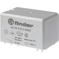   Finder 66.22.9.024.4000 Nyák relé 24 V/DC 30 A 2 váltó 1 db