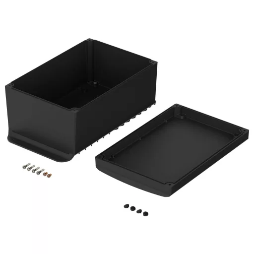 Bopla BoVersa 48198685.HMT3 Ipari ház (H x Sz x Ma) 323 x 185 x 139 mm Alumínium Fekete 1 db