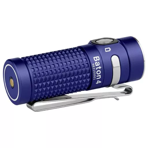OLight Baton 4 (Regal blue) Kézilámpa Akkuról üzemeltetett 1300 lm