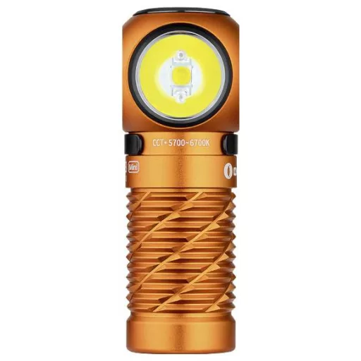 OLight Perun 3 Mini Kézilámpa, Fejlámpa Akkuról üzemeltetett 500 lm Perun 3 Mini (Orange)
