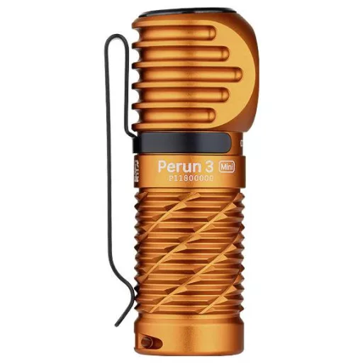 OLight Perun 3 Mini Kézilámpa, Fejlámpa Akkuról üzemeltetett 500 lm Perun 3 Mini (Orange)
