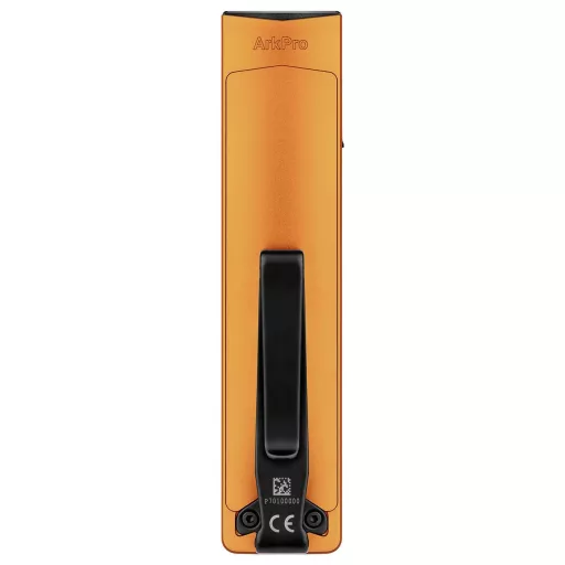 OLight ArkPro Class 1 (Orange) CW LED Kézilámpa Stroboszkóp üzemmóddal, UV fénnyel Akkuról üzemeltetett 520 lm 115 g