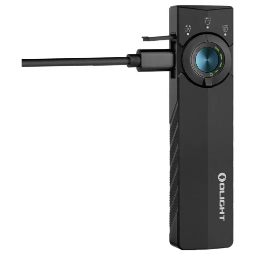 OLight ArkPro Lite (Matte Black) LED Kézilámpa UV fénnyel Akkuról üzemeltetett 350 lm 115 g