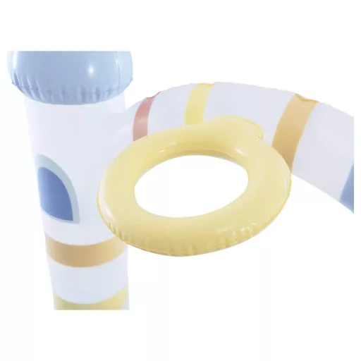 Az Intex &quot Unicorn Castle Play Center&quot  a kertet egy mesebeli pancsolóparadicsommá varázsolja csúszdával, permetező funkcióval és unikornissal.