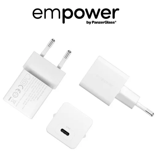 PanzerGlass empower USB-s töltőkészülék 30 W Fehér