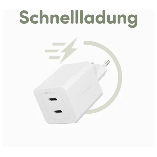 PanzerGlass empower USB-s töltőkészülék 45 W Fehér