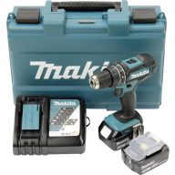  Makita neu DHP482RFE Akkus ütvefúró-csavarozó 18 V 3.0 Ah Lítiumion 2. akkuval, Töltővel