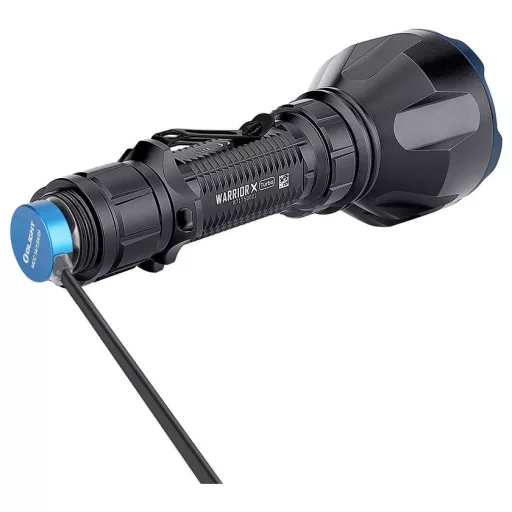 OLight Warrior X Turbo LED Kézilámpa Akkuról üzemeltetett 1100 lm 294 g