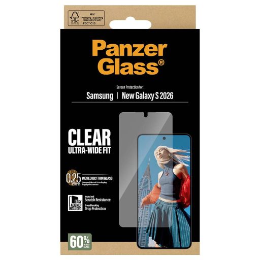 PanzerGlass Kijelzővédő üveg Samsung Galaxy S26 1 db PG34506