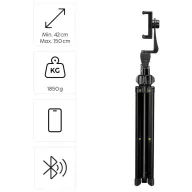   Hama Rotary Smartphone II Állvány készlet 1/4 col Munkamagasság=41.5 - 150 cm Fekete