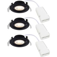   Nordlux 2510310103 Monolo 3-Kit Beépíthető lámpa EEK: E (A - G) LED Fekete