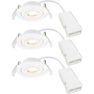   Nordlux 2510310101 Monolo 3-Kit Beépíthető lámpa EEK: E (A - G) LED Fehér