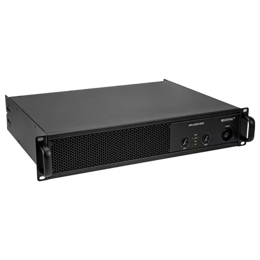 Omnitronic XPA-1000 MK2 Sztereo végfok RMS teljesítmény kimeneti csatornánként 4 Ohm-nál: 500 W