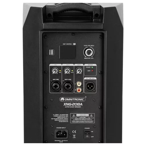 Omnitronic XNG-208A Aktív PA hangfal 8 coll 250 W 1 db