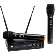 Vezeték nélküli mikrofon készlet Omnitronic UHF E-FLEX 2