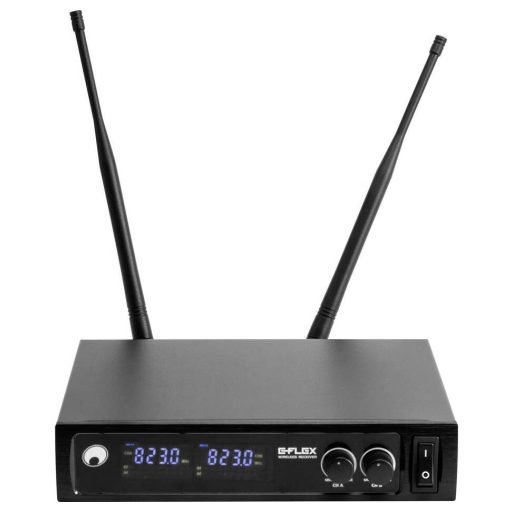 Vezeték nélküli mikrofon készlet Omnitronic UHF E-FLEX 2