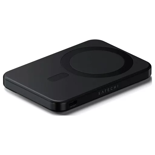 Satechi OntheGo Magnetic Qi2 Powerbank 5000 mAh Qi 2, Magsafe Fekete