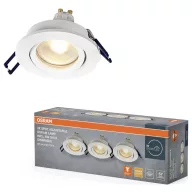   OSRAM HOMELIGHTING 4058075853478 Mennyezeti fényszóró, LED-es mennyezeti fényszóró GU10 Fehér