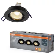   OSRAM HOMELIGHTING 4058075853515 Mennyezeti fényszóró, LED-es mennyezeti fényszóró GU10 Fekete