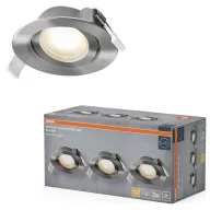   OSRAM HOMELIGHTING 4099854595639 Mennyezeti fényszóró, LED-es mennyezeti fényszóró Selyem-nikkel