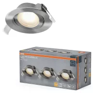   OSRAM HOMELIGHTING 4058075853799 Mennyezeti fényszóró, LED-es mennyezeti fényszóró Selyem-nikkel