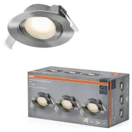   OSRAM HOMELIGHTING 4099854595721 Mennyezeti fényszóró, LED-es mennyezeti fényszóró Selyem-nikkel