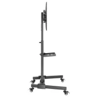   Reflecta TV Stand 55P-4040T schwarz TV kocsi 81,3 cm (32) - 139,7 cm (55) Állítható magasságú, Dönthető, Álló Készülék tartó
