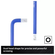   Einhell Univerzális, Műhely Hajlított csavarhúzó készlet Kulcsszélesség: 1.5 mm, 2 mm, 2.5 mm, 3 mm, 4 mm, 5 mm, 6 mm, 8 mm, 10 mm