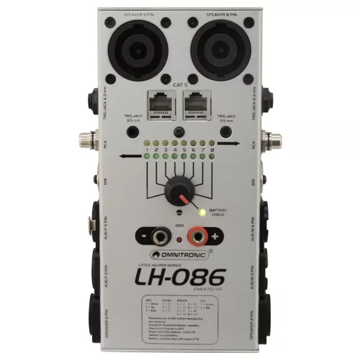 Omnitronic LH-086 Kábelteszter Kábelteszter