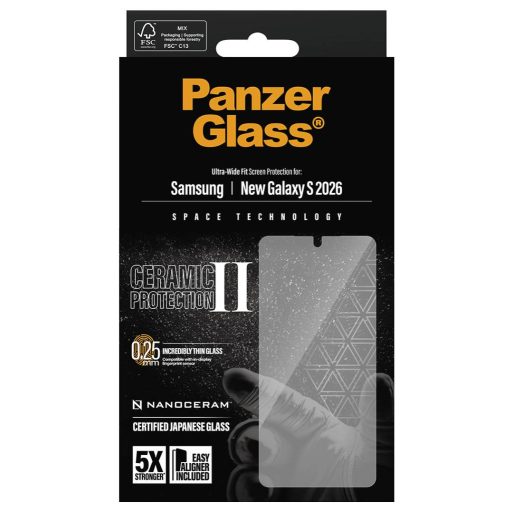 PanzerGlass Kijelzővédő üveg Samsung Galaxy S26 1 db PG19519