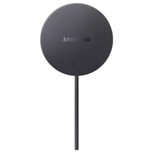 Samsung indukciós akkutöltő 25 W SAMSUNG - Magnet Wireless Charger 25 W mit Adadapter Dark Gray EP-P2900TBEGWW Kimenetek Standard indukciós töltés Fekete