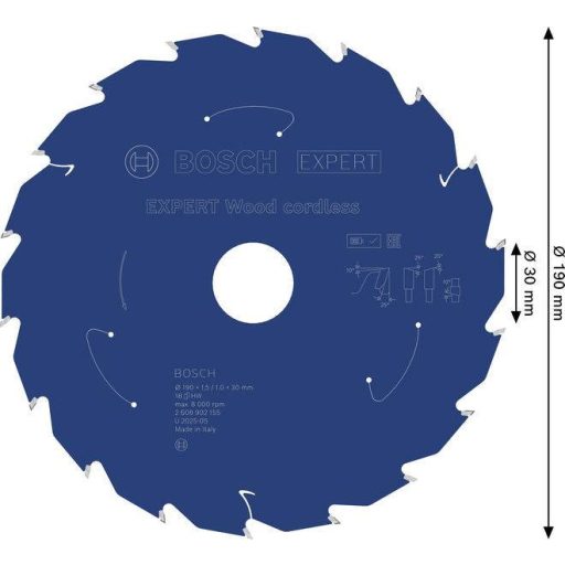 Bosch Accessories 2608902155 2608902155 Körfűrészlap Fogak száma (collonként): 18 1 db